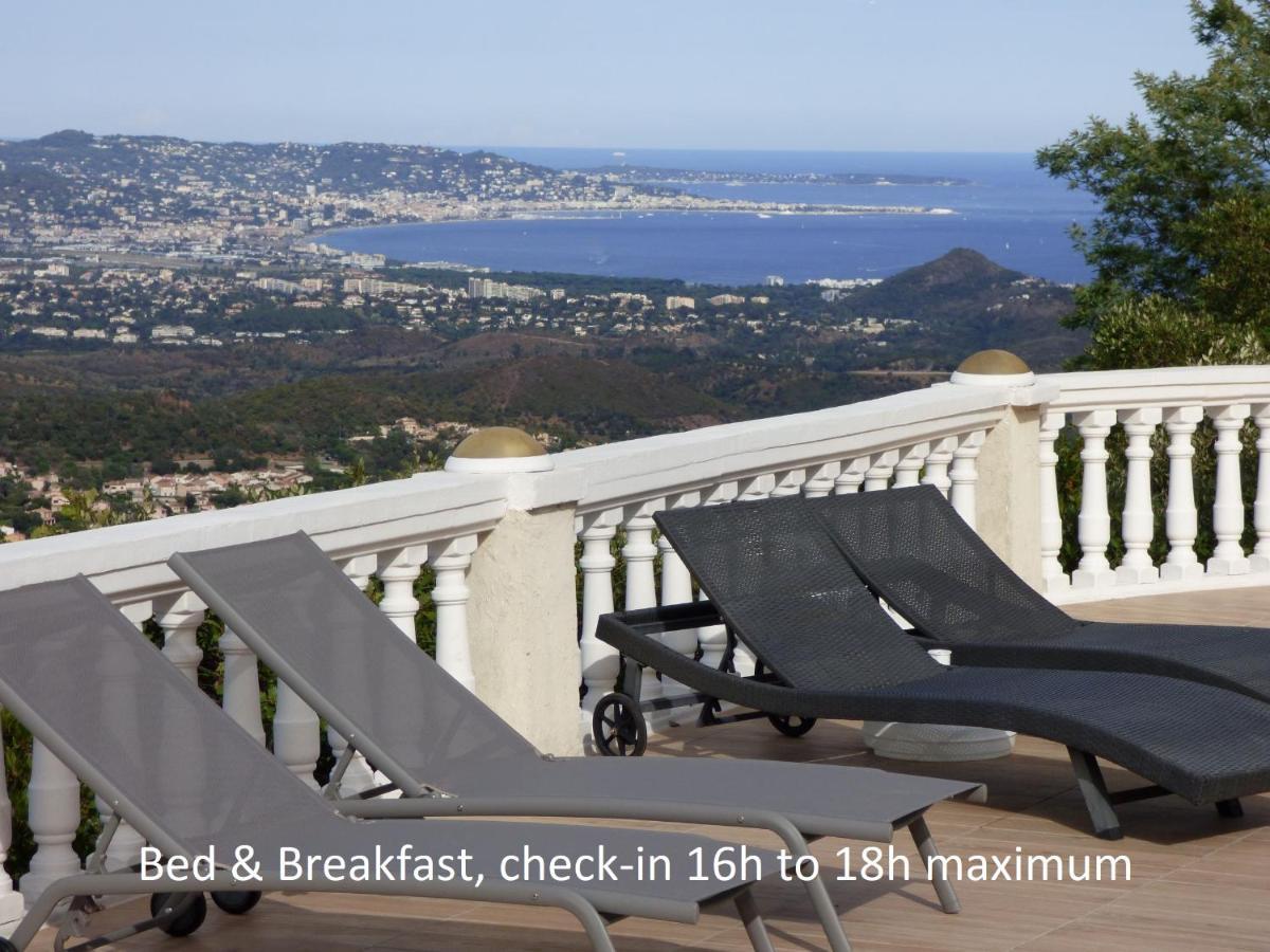 Saint-Jean-de-l'Esterel Chambres D'Hotes Vue Mer L'Esterel Panoramique المظهر الخارجي الصورة